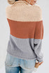 Oversized Chunky Batwing Long Sleeve Turtleneck Sweater
